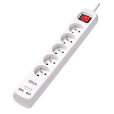 TRIPP LITE POWER EXT 5WAY E FRENCH 2USB 16A 3M PS5F3USB